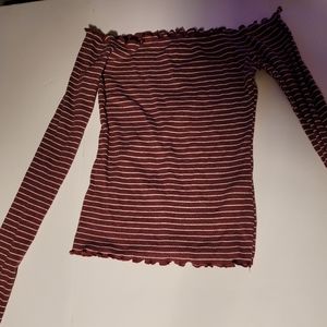 Off the shoulder shirt